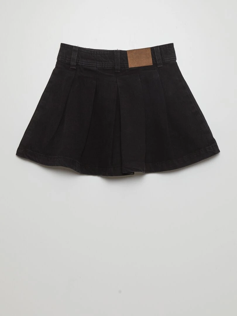Jupe en jean Noir
