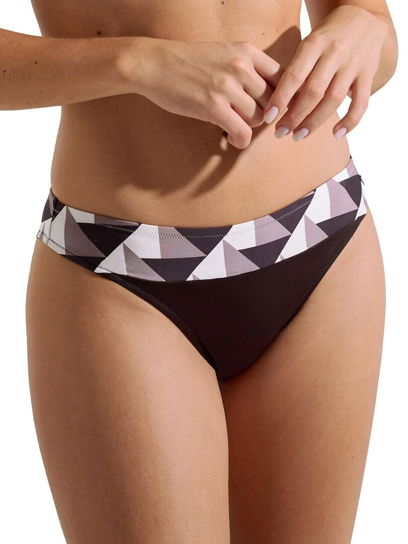Bas maillot slip de bain Toulouse Marron
