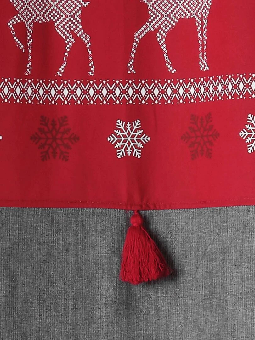 Rideau a oeillet Cosy home 140 x 240 cm   Rouge