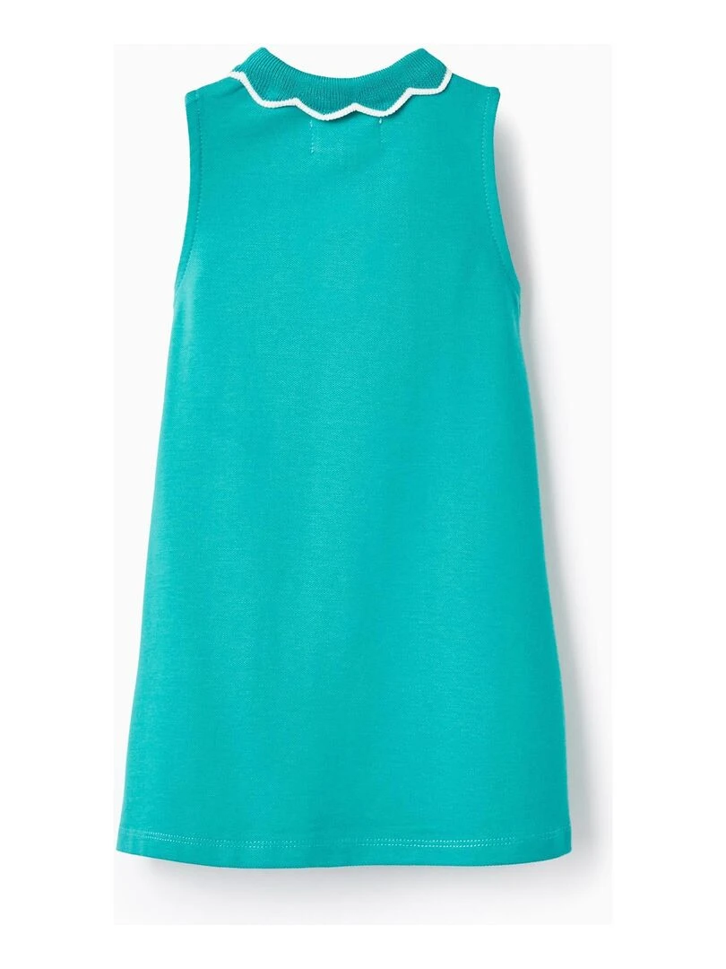 Robe en coton piqué pour bébé fille manches courtes MATISSE Vert