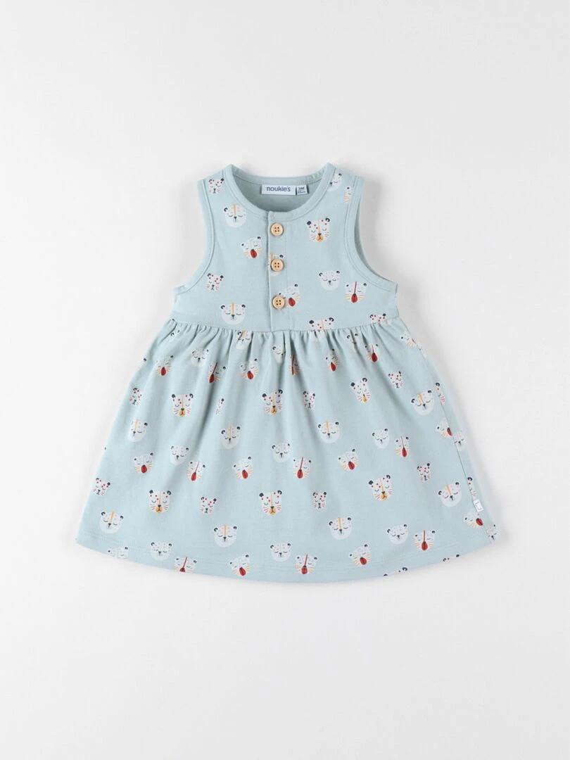 Robe à imprimé tigre Noukie's Bleu