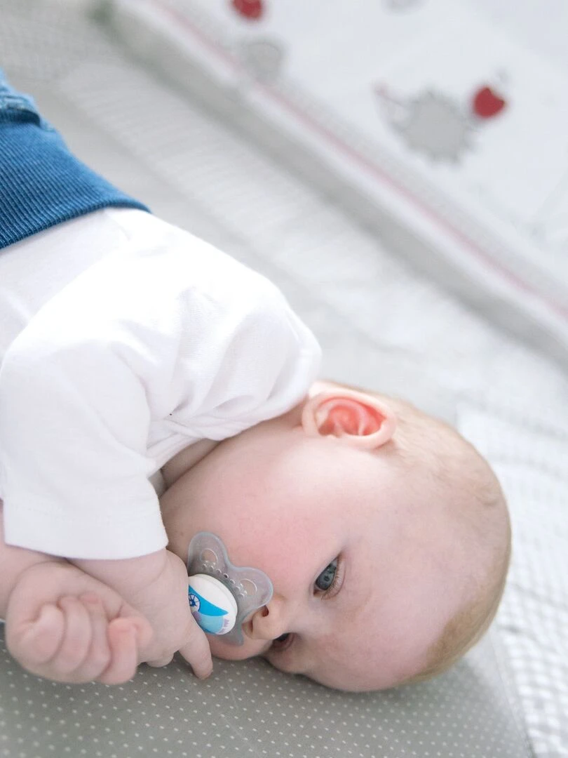 ROBA Parc Bébé "Cosiplay" Hexagonal + Tapis de Parc "Adam et Eule"   Hêtre Bio   Marron