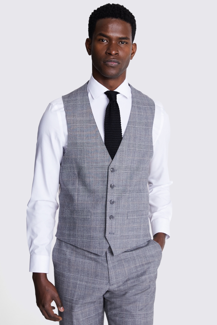 Ted Baker Tailored Fit Navy Check Jacket    Buy Online at Moss