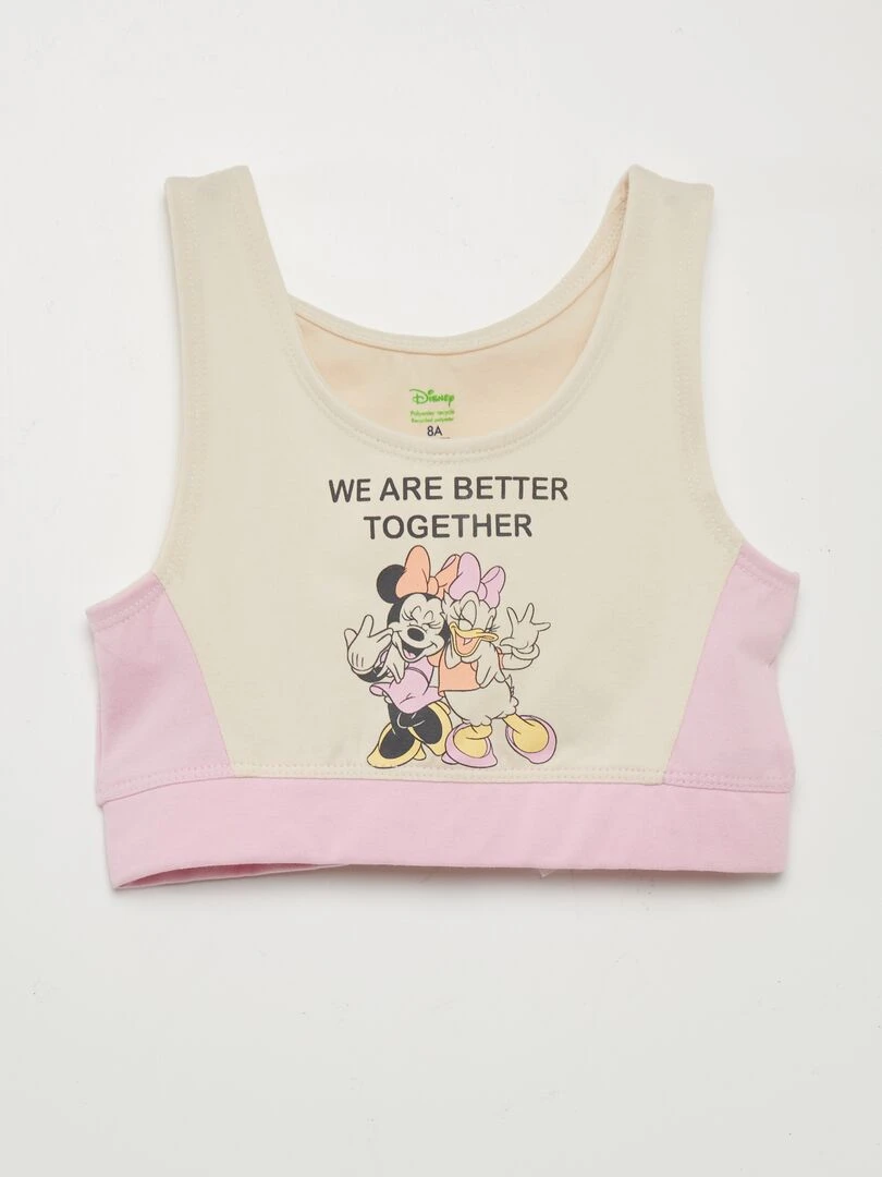 Brassière de sport 'Minnie et Daisy' Beige