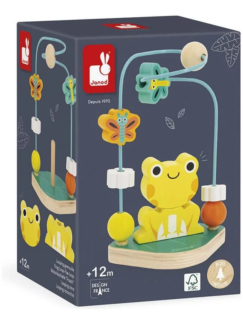 Boulier en bois Looping Grenouille Tropik   N/A