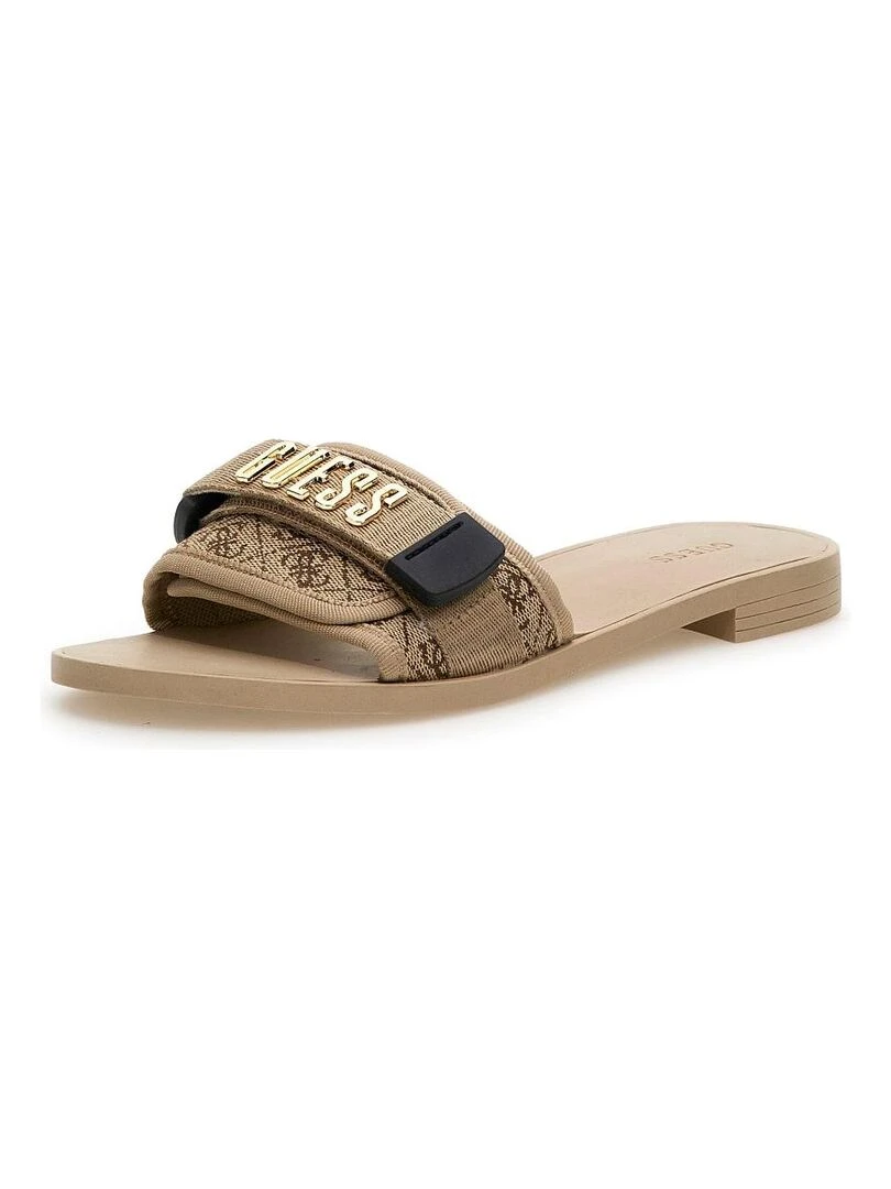 Chaussure claquette GUESS FL6E2LFAL19 Beige/Marron Beige