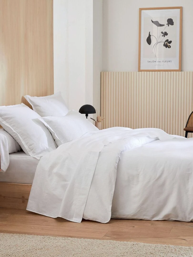 Drap plat esprit grand hôtel Blanc