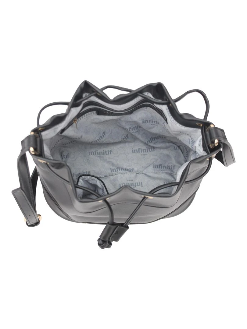 INFINITIF   SAC A MAIN PIVOINE   Noir