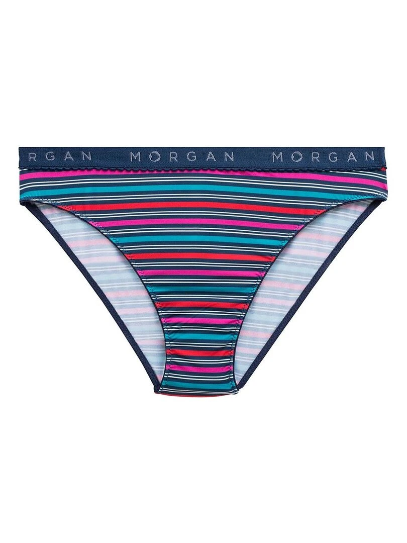 Slip en microfibre GABY Morgan Bleu Rose