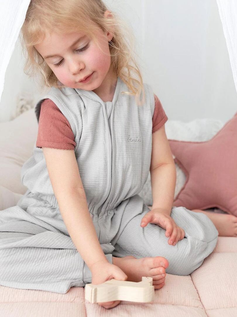 Bemini Gigoteuse jambes séparables Tetra Jersey Gris