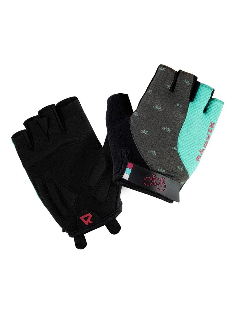 Radvik Gants de cyclisme RUNDE Noir Kaki