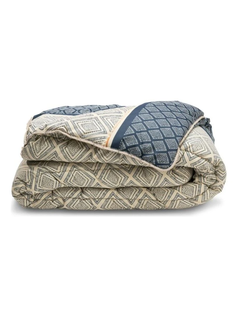 Bleu Câlin Couette imprimée chaude Ethnique Beige