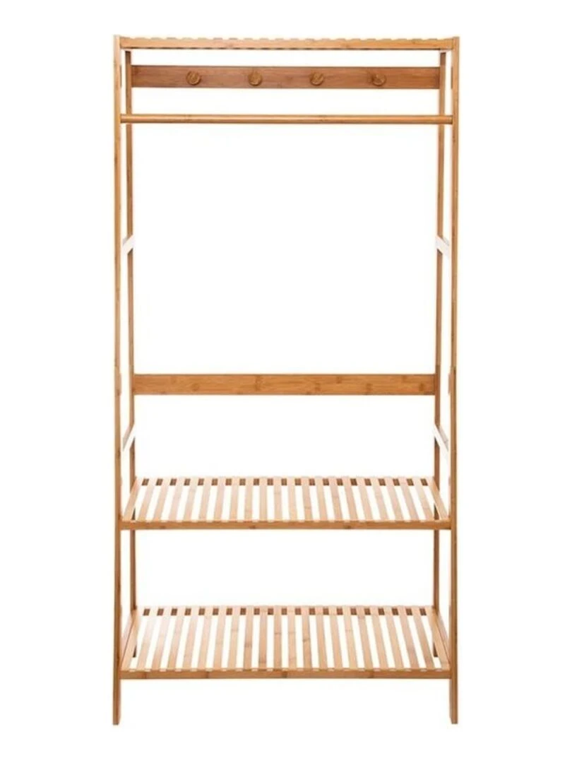 Portant à Vêtements Gaia Bambou   Beige