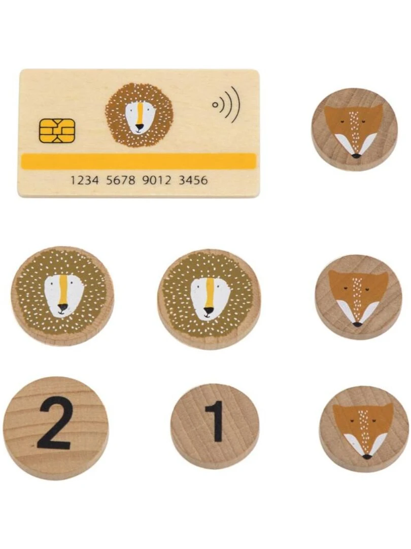 Caisse enregistreuse et accessoires en bois   Trixie   N/A