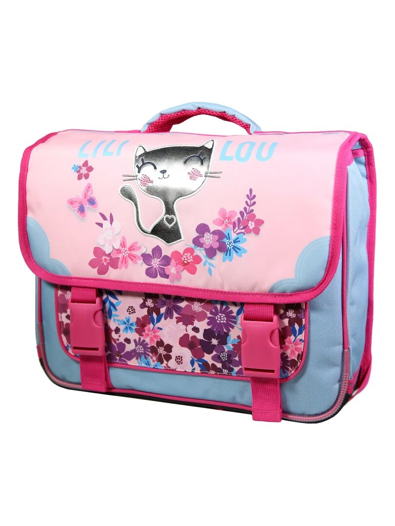 BAGTROTTER Cartable 38 cm Lili Lou Rose Rose
