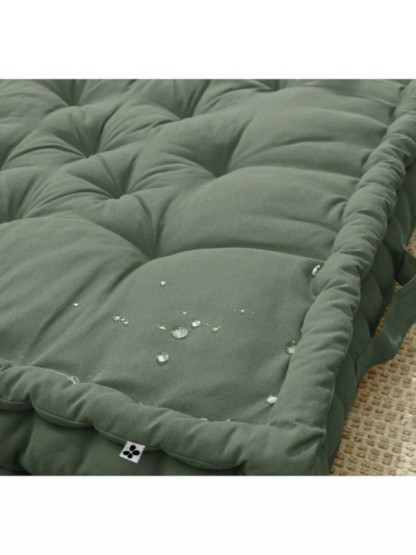 Matelas palette Kala romarin coton Vert