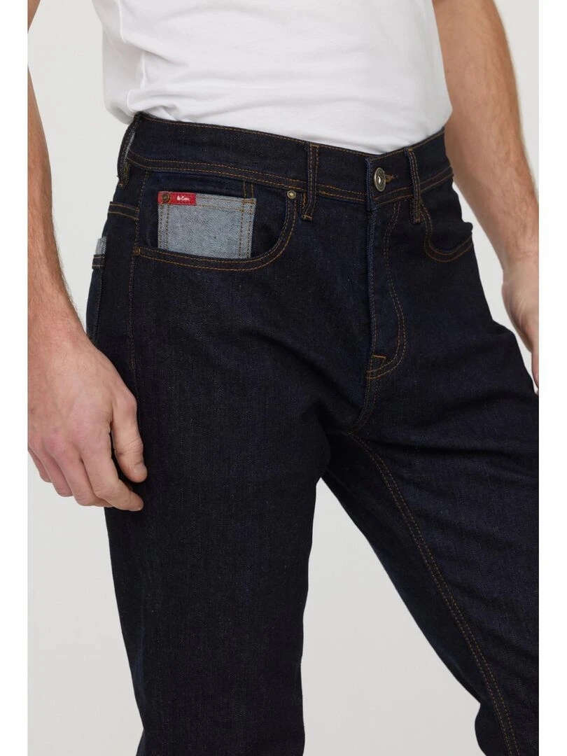 Lee Cooper   Jean coton regular LC118BT   Bleu foncé