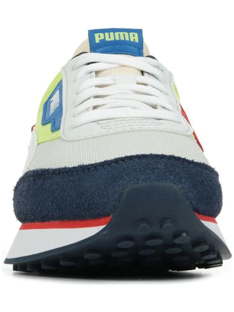 Baskets PUMA Future Rider Splash Jr   Gris Bleu marine Blanc