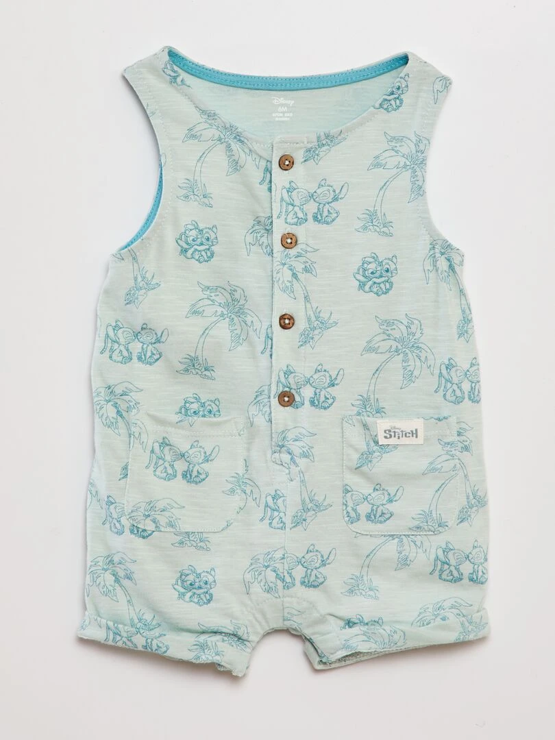 Barboteuse courte 'Disney' Vert