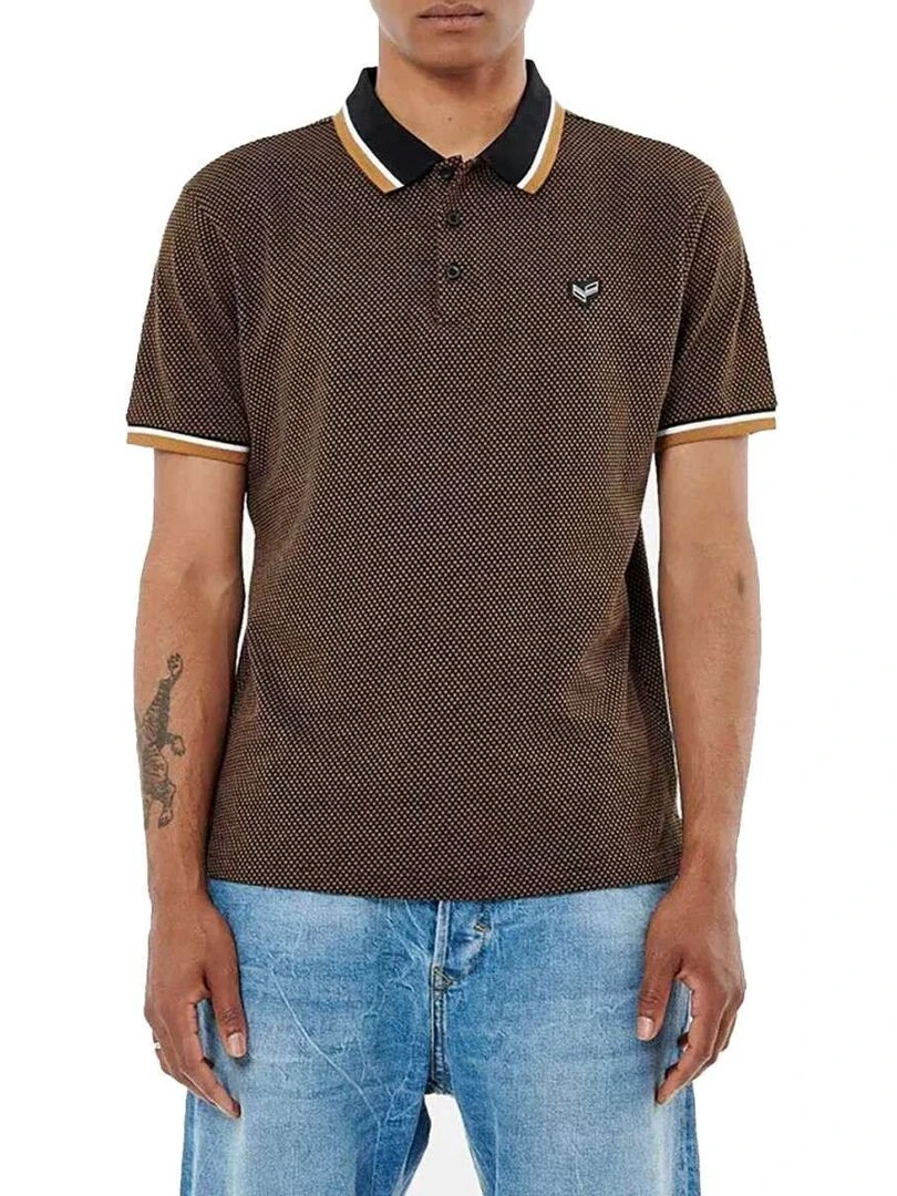 KAPORAL Polo coton droit Noir