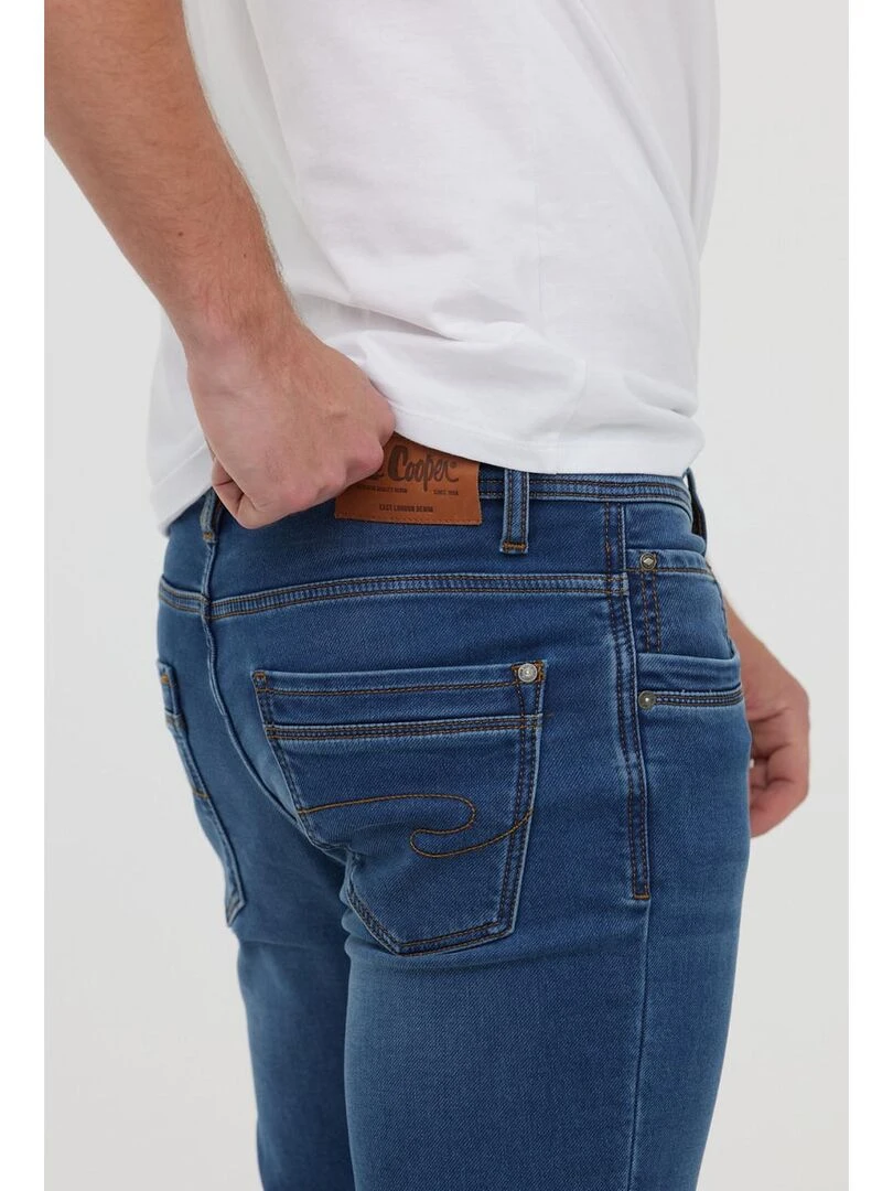 Lee Cooper   Jean coton straight JOKER   Bleu