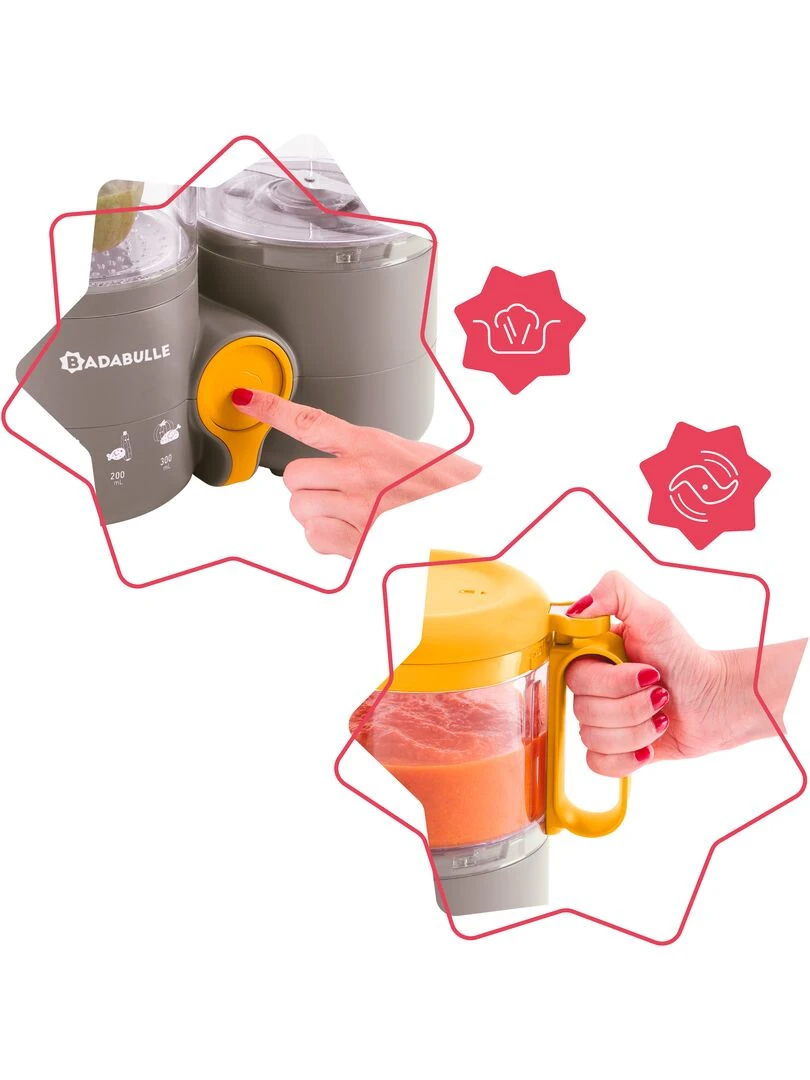 Robot Cuiseur Mixeur 'b easy Badabulle'   Orange