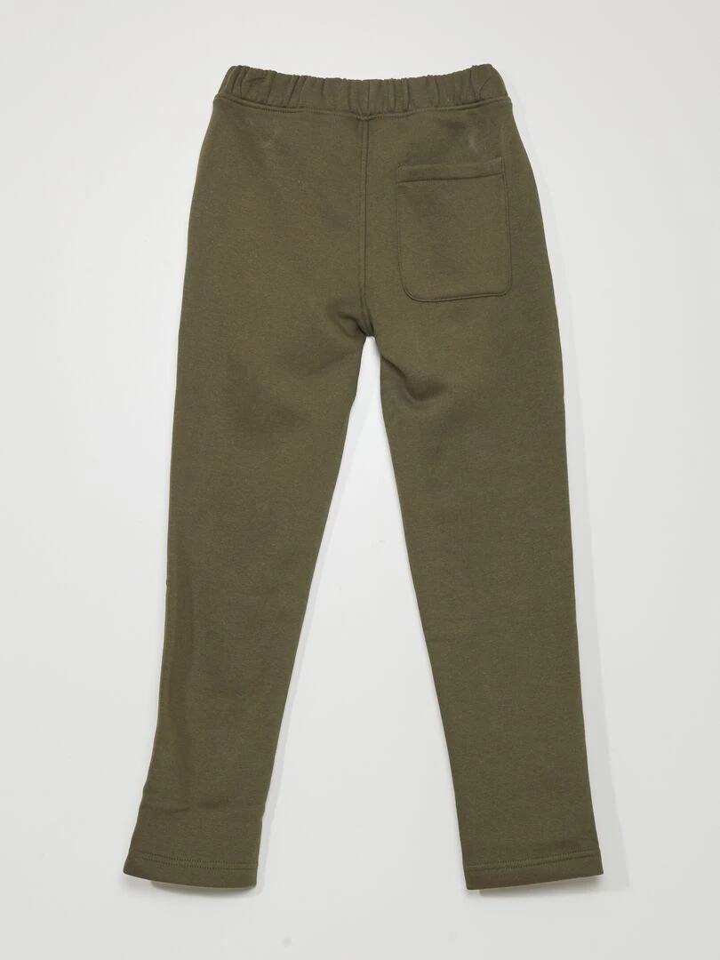 Jogging chiné avec ceinture ajustable   Kaki