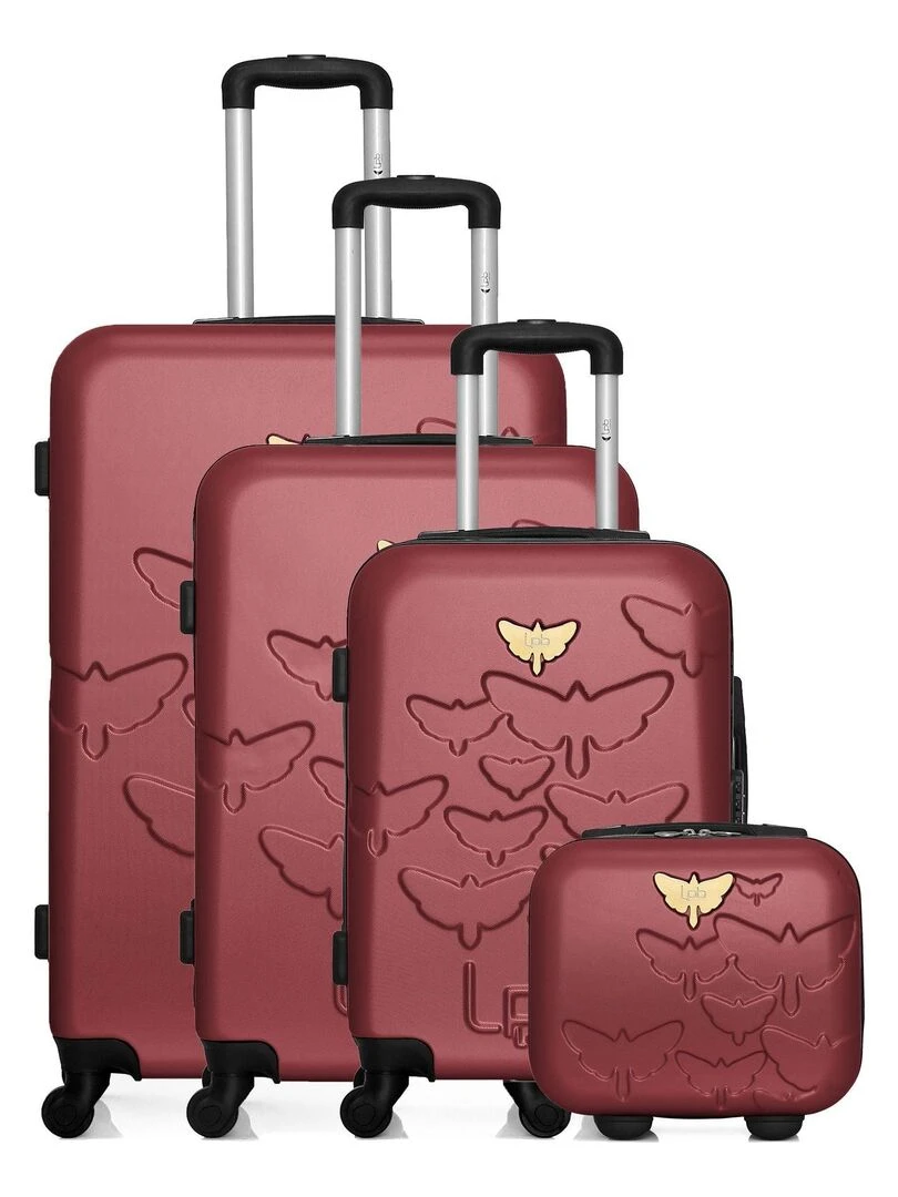 LPB LUGGAGE SET DE 4 AELYS C Bordeaux