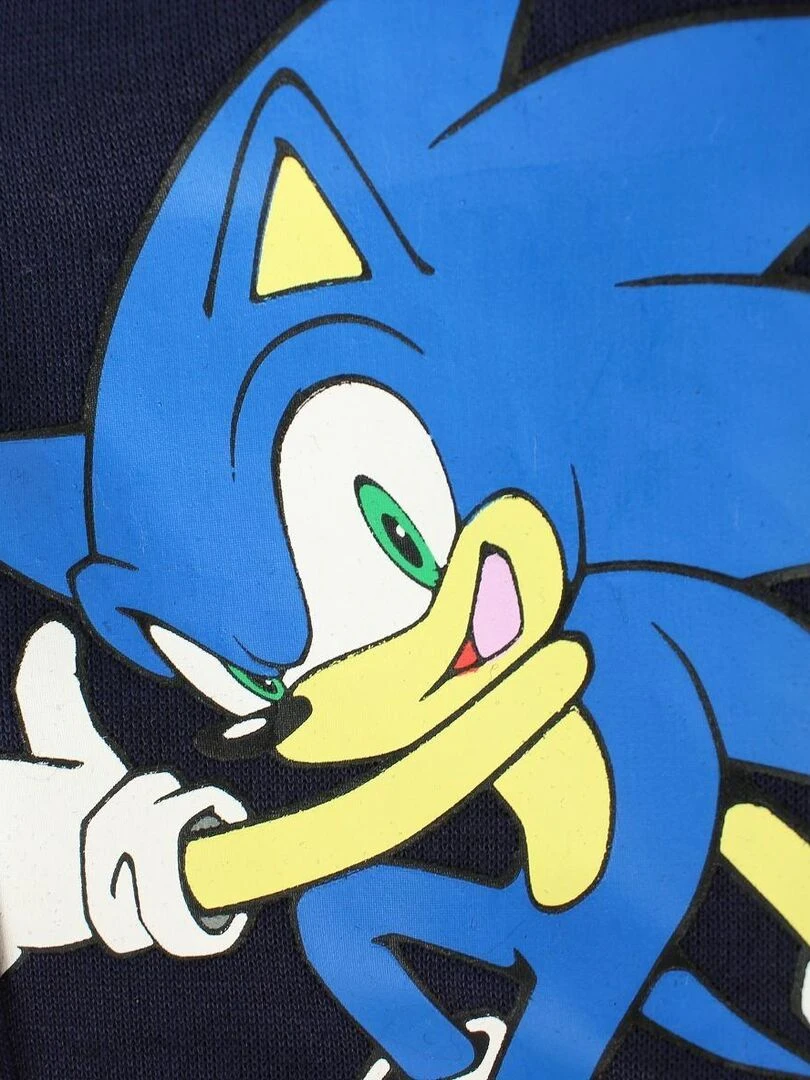 Sonic   Pantalon De Jogging garçon imprimé Sonic   Bleu marine