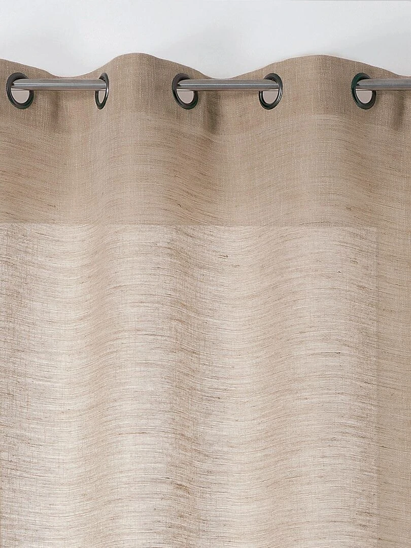 Voilage Aérien en toile de jute   Beige