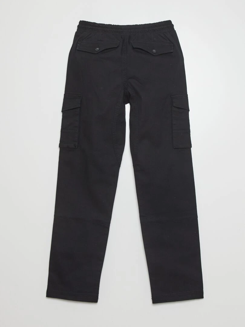 Pantalon multipoche noir