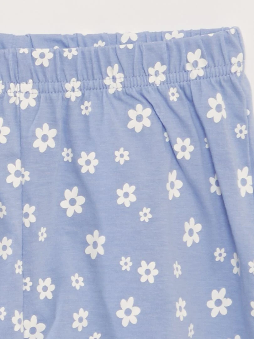 Ensemble de pyjama : T shirt + short   2 pièces   Mauve