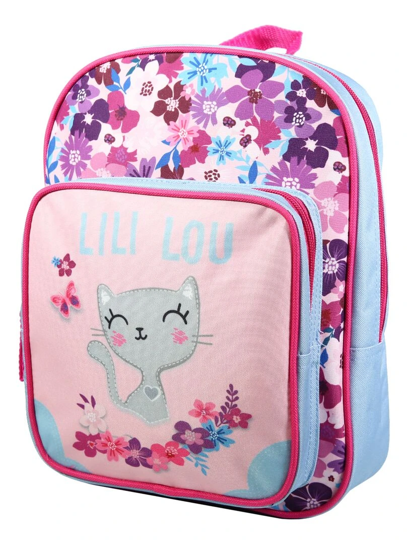 BAGTROTTER Sac à dos 31 cm avec poche maternelle Lili Lou Rose Rose