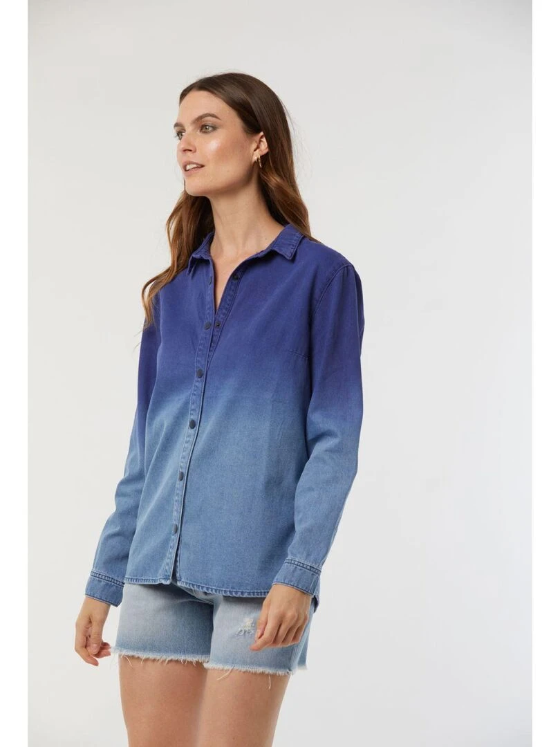 Lee Cooper Chemise manches longues coton regular DAP Bleu