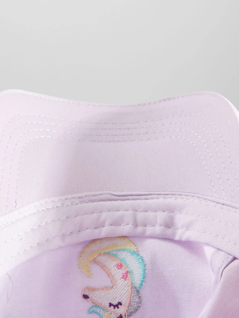 Casquette fantaisie 'licorne'   Violet