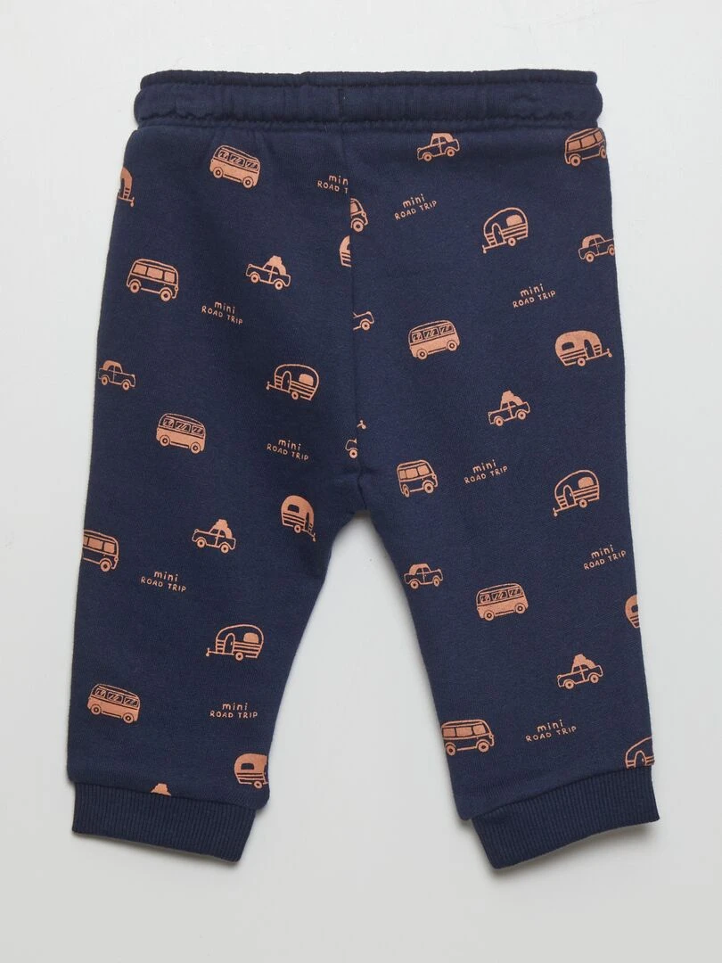 Pantalon de jogging à motif   Marine