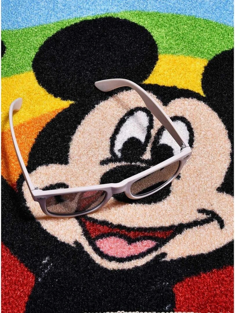 Tapis enfant MICKEY RAINBOW SHAPED Multicolore 50x80 Lavable 30° Multicolore