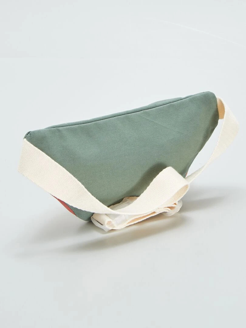 Sac banane colorblock Vert/brique