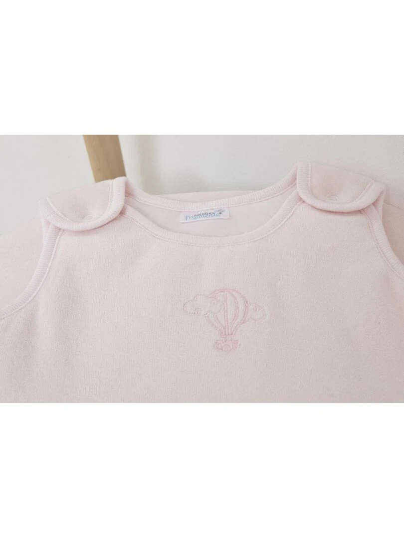 Gigoteuse Velours 0 3 mois 100% Coton Bio couleur Noisette   Beige