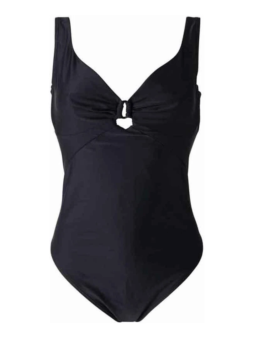 Maillot une pièce PORQUEROLLES Brigitte Bardot Bain Noir