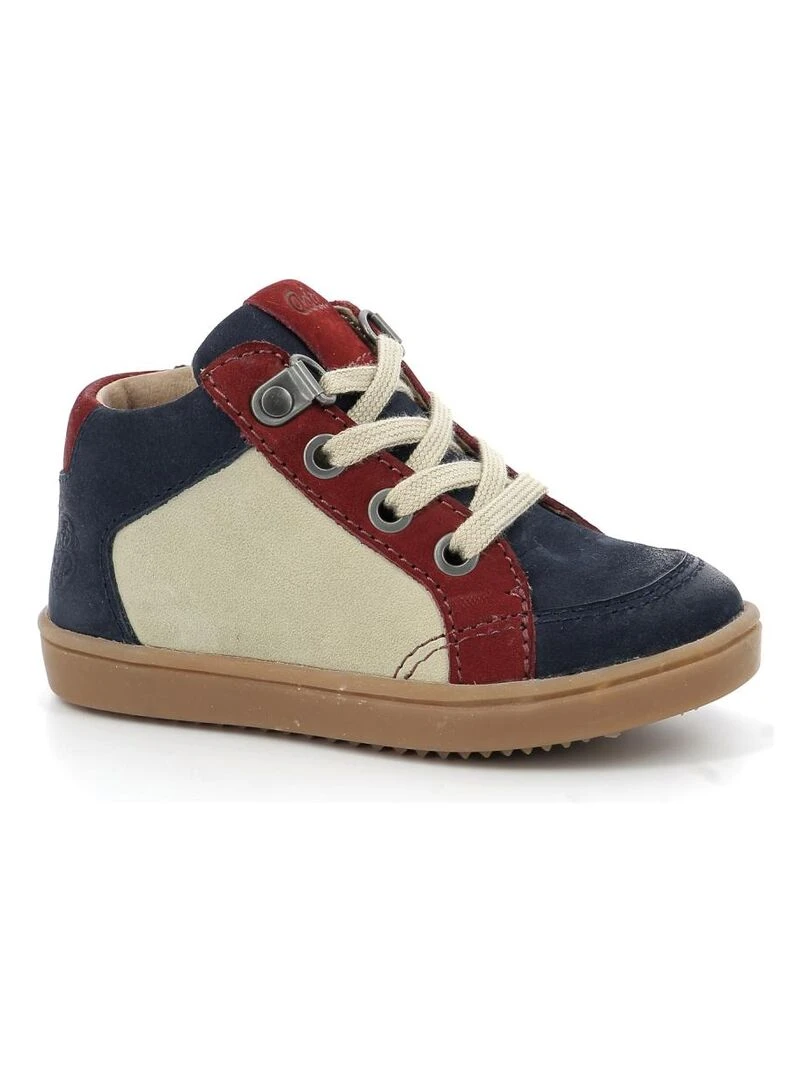 Sneakers hautes Cuir Woucity Bleu marine