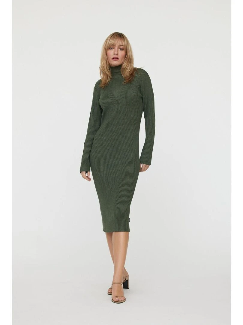 Lee Cooper Robe manches longues polyester LORA Vert