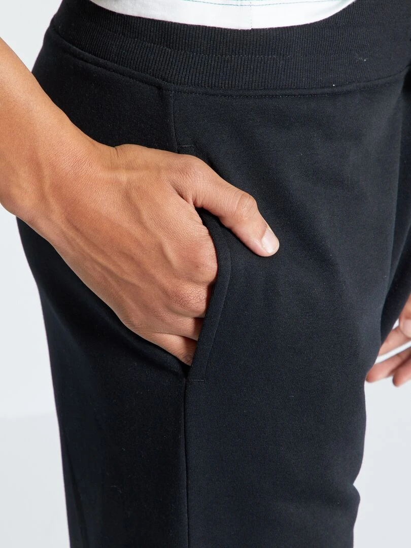 Pantalon en molleton  L36 +1m90   noir