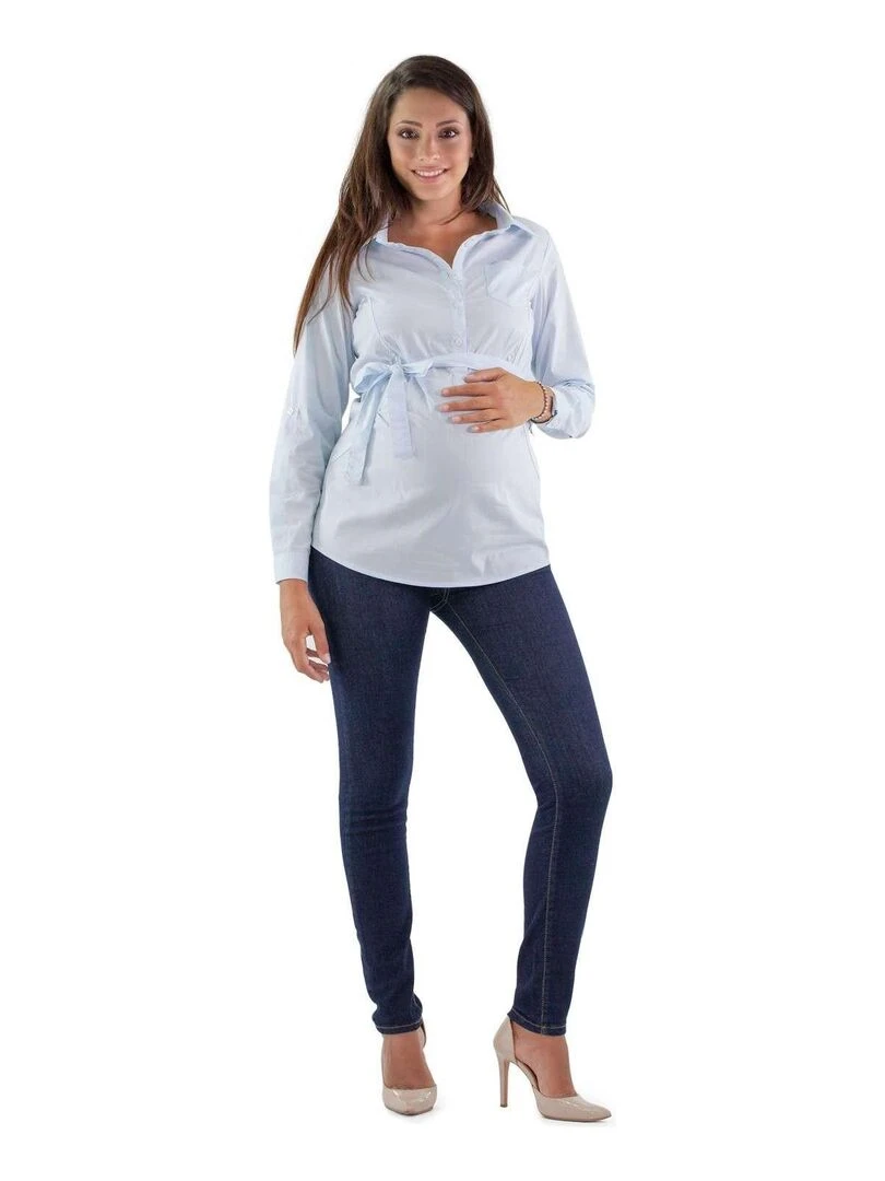 Jean de grossesse slim fit avec stretch Denim Blue Bleu
