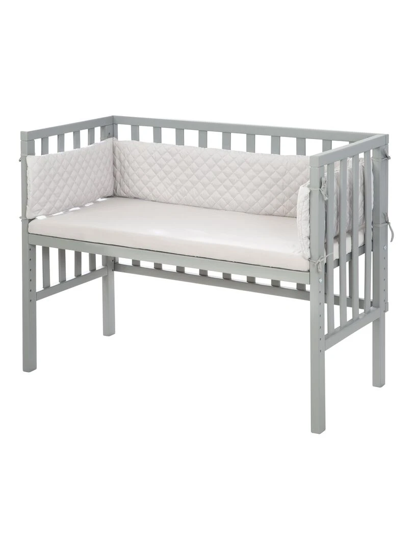 ROBA Lit Cododo "roba Style" 2en1 + Matelas + Tour + Barrière Gris Gris