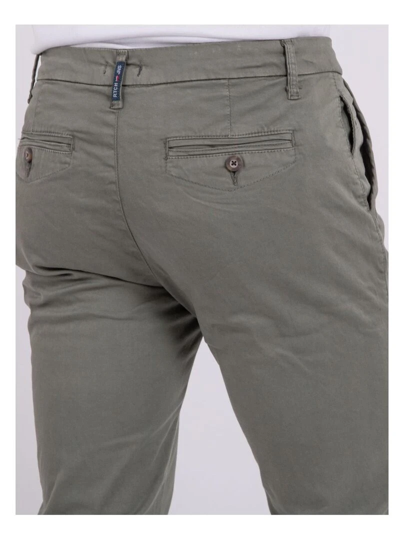 Pantalon chino CALES   Kaki