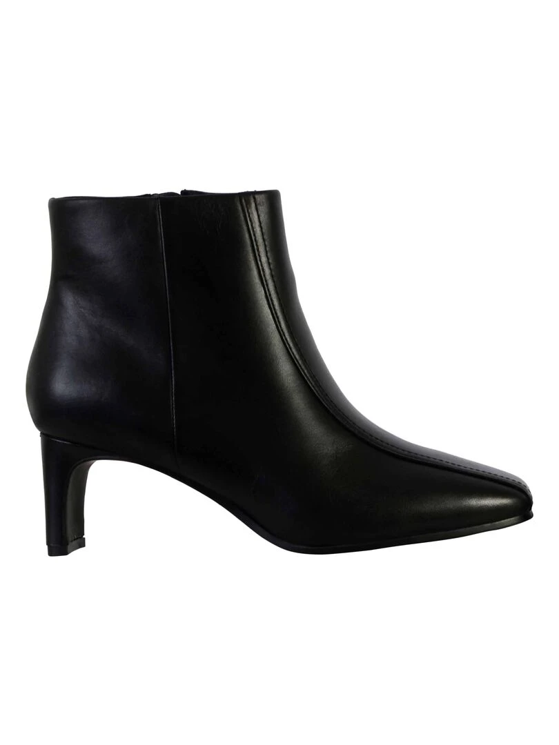 Bottines à Talons Cuir Clarks Seren55 Top   Noir