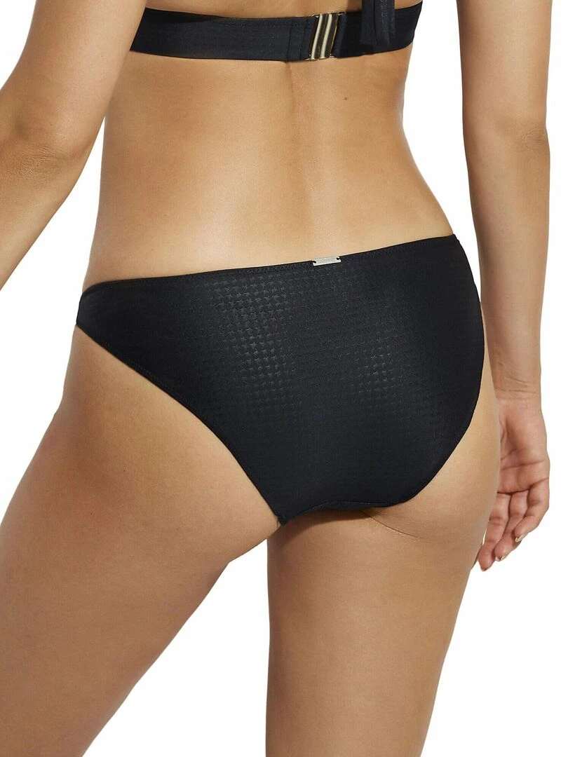 Bas maillot slip de bain taille basse Manhattan Noir