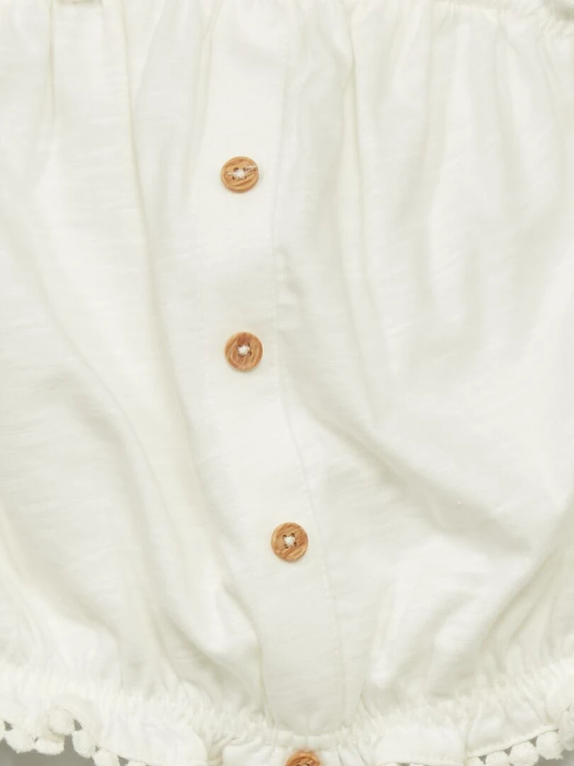 Débardeur rayé   blanc