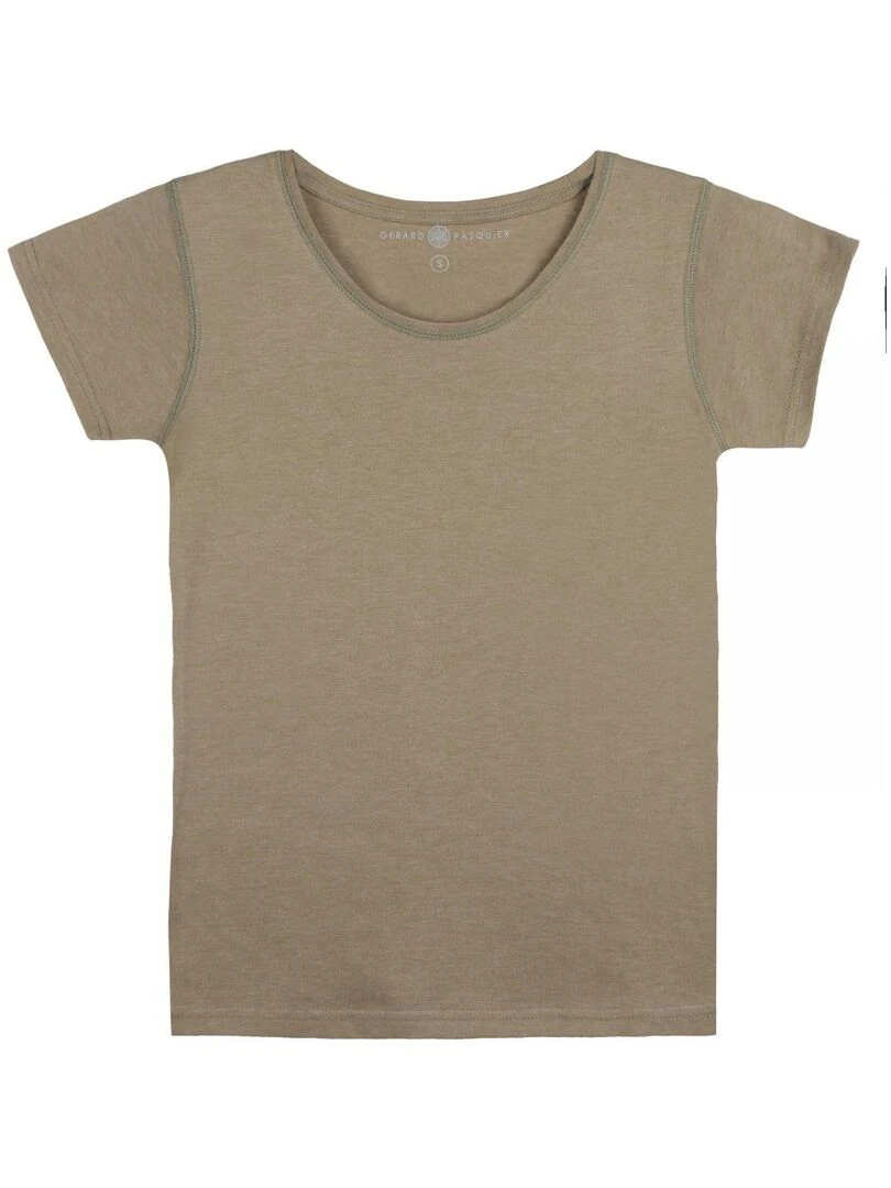 T shirt rond MARINE Gérard Pasquier Kaki